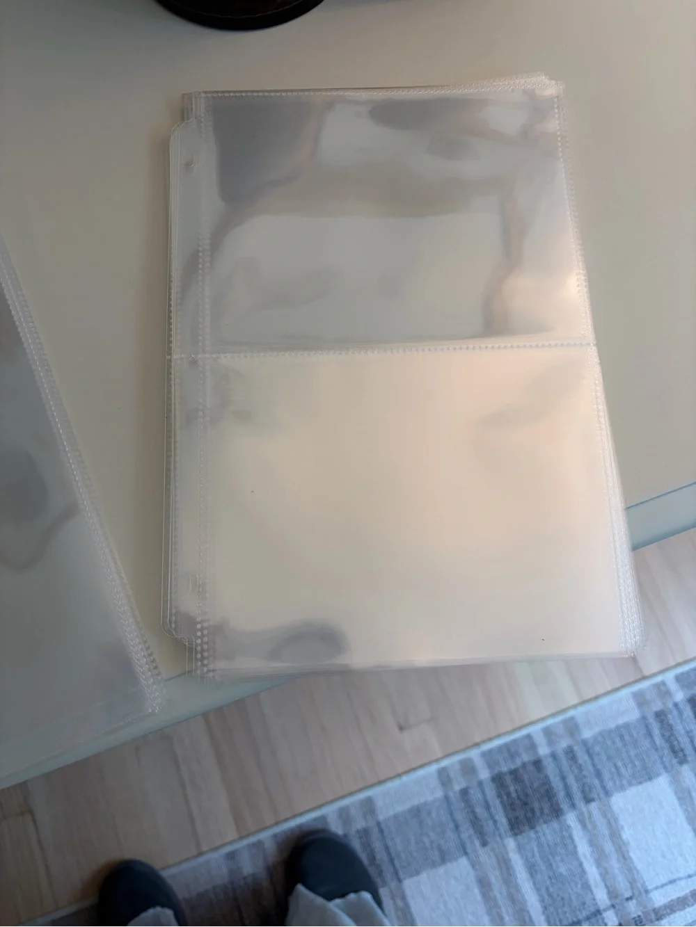 Clear Plastic Binder Photo Sleeves - 3-Ring Punched 4x6, 5x7, and 8x10
